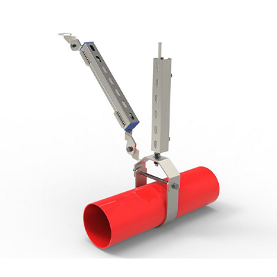 DN200 以下单管侧向抗震支架